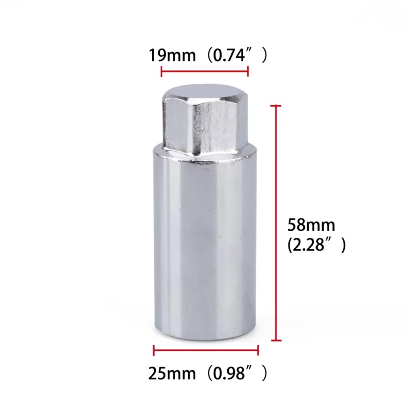 Tornillos llanta Compatible Con Mitsubishi Para Attrage 2013 2014 2015 2016 2017 2018 2019 19 Mm 20 Piezas Tuercas De Aluminio Tuercas De Rueda Terminal 32 Mm