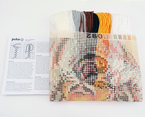 Pako Tiger Cushion Pillow Front Chunky Cross Stitch Kit Embroidery Animals, 58003092 Cotton - Image 3