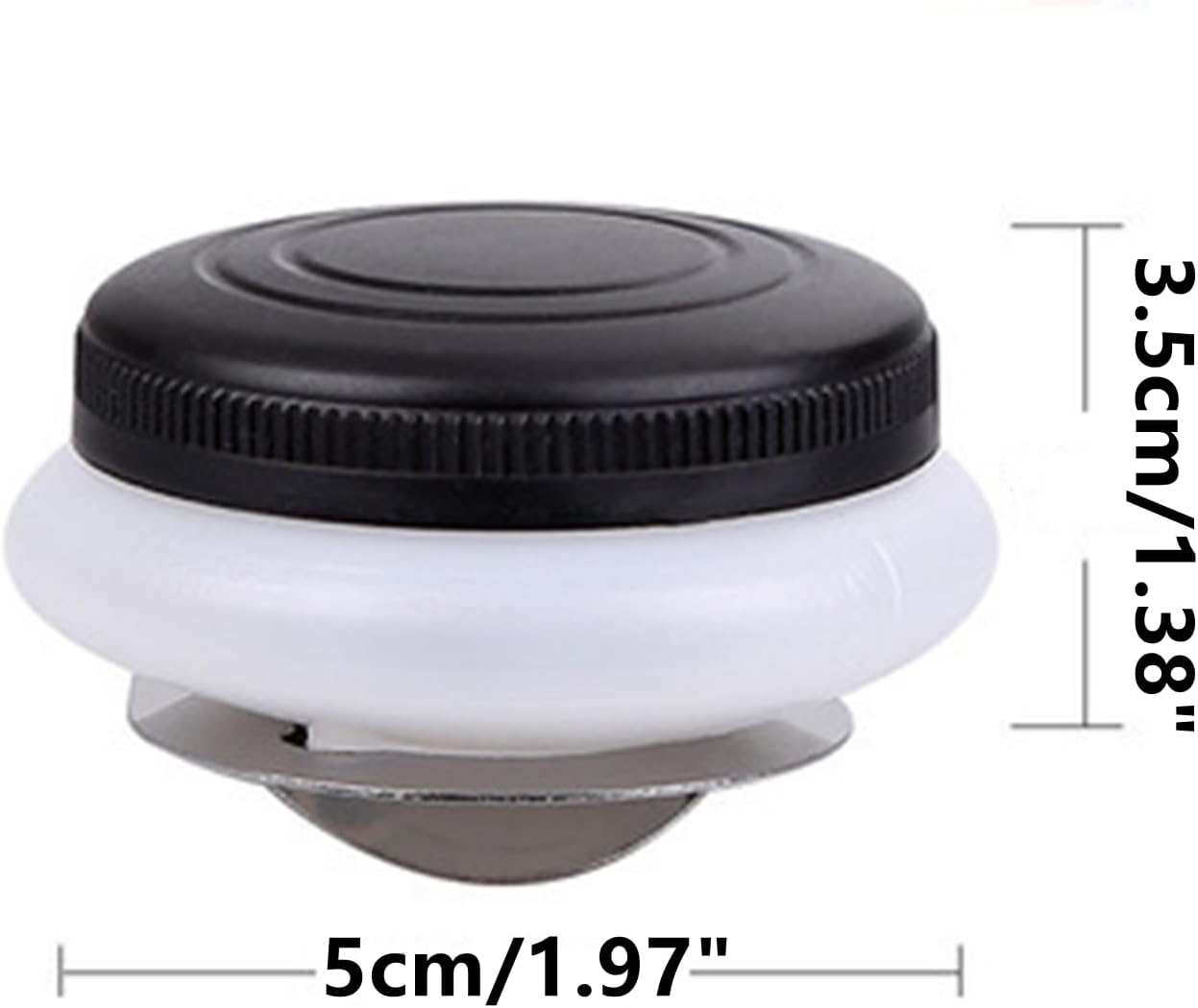 Palette Cup with Lid, 2 Pieces Stainless Steel Single Dipper Palette Cup Clip Container Pot Oil Painting Pot Container for Acrylic Paint Oil Painting Mediums - with Lid 2×1.5 Inch