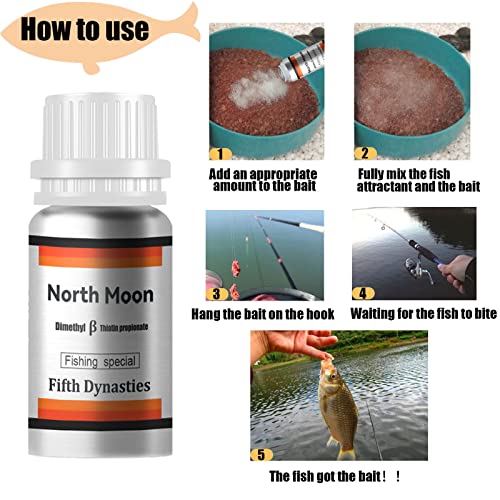 Yuege Fish Lures Attractant, Classic Scent Fish Shrimp Attractant For Lures & Baits, High Concentration Fish Bait Additive Powder, For Freshwater, Saltwater, Environmentally Friendly & Safe (30G) #TOP5