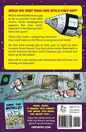 The Fantastic Flatulent Fart Brothers Go To The Moon!: A Spaced Out Comedy Scifi Adventure That Truly Stinks (Humorous Action Book For Preteen Kids ... Flatulent Fart Brothers; Us Edition) #TOP1