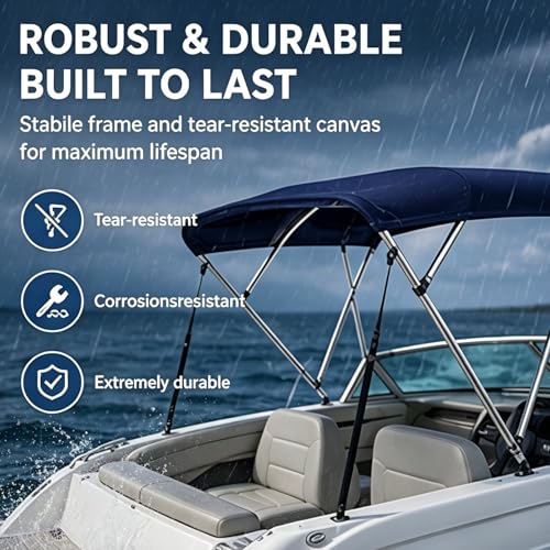 Taud de soleil pour bateau imperméable avec toile déperlante - 4