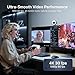 NexiGo N930E Pro, 4K Webcam with Ring Light, PDAF Autofocus, 1080P@60FPS, Dual Noise-Canceling Mics, Built-in Privacy Shutter, Web Cam for Streaming, Meeting, Gaming