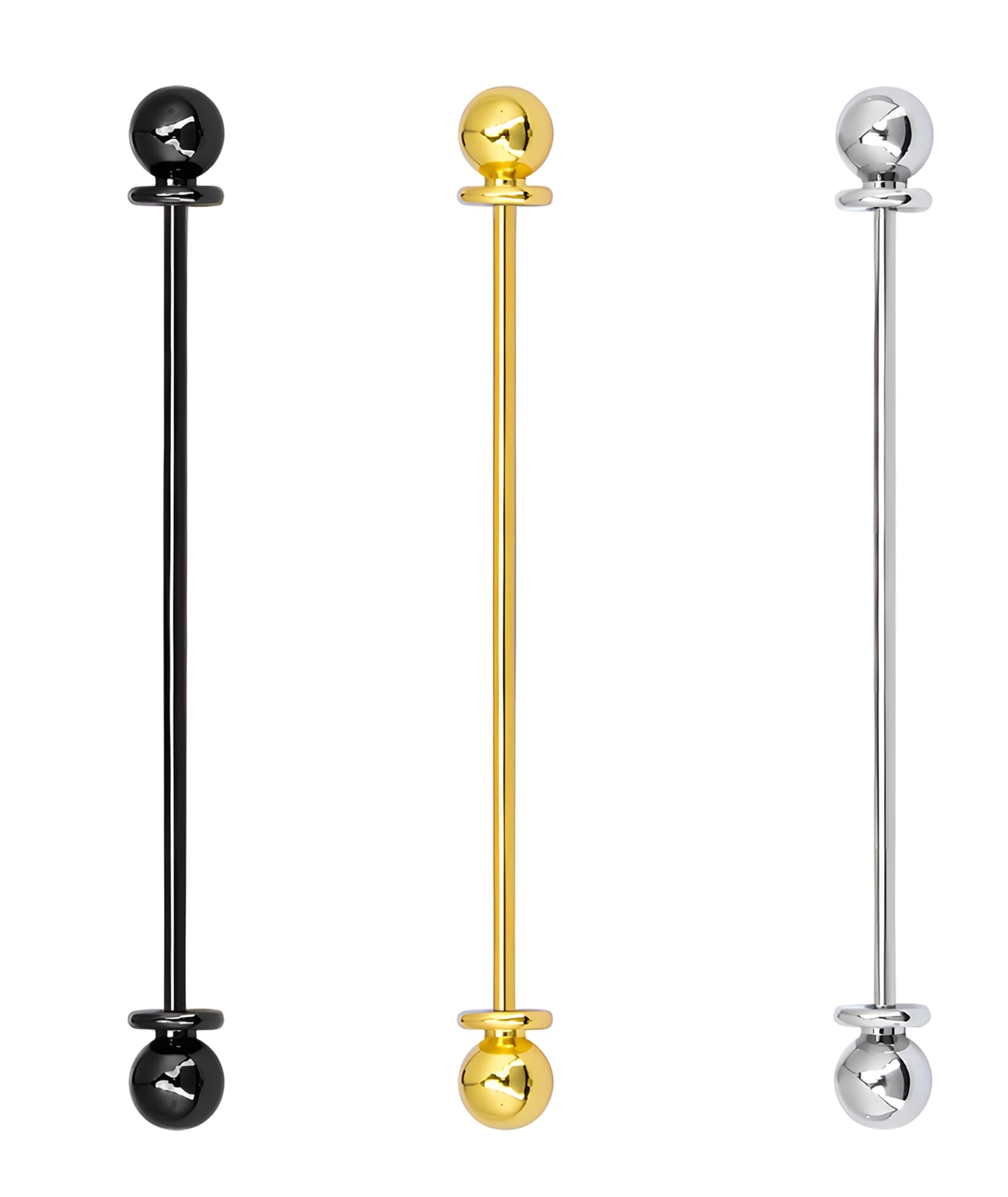 3PCS Tie Pin, Collar Stays for Men Shirt Set,Collar Pin Shirt, Lapel Pin for Men Suit, Tie Pin Accessories for Man, Formal Events or Casual Gatherings, 6.5cm Length-image-14