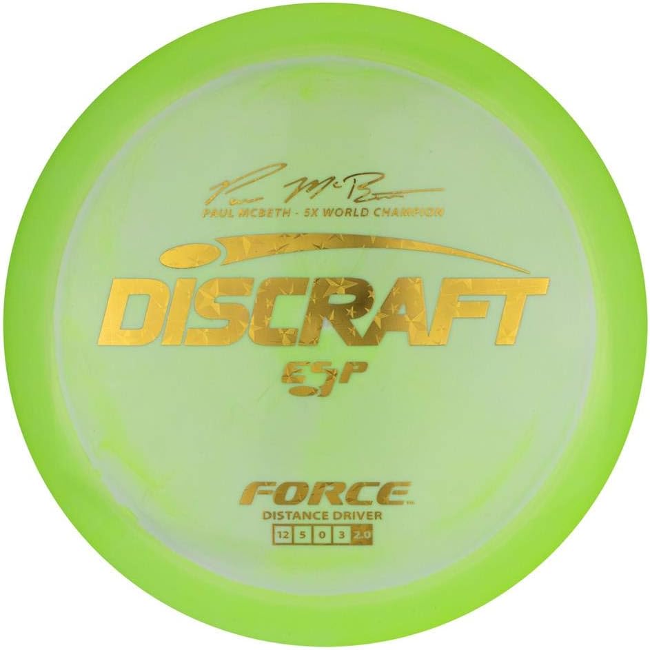 Discraft Limited Edition Paul McBeth Signature ESP Force Distance Driver Golf Disc [Colors May Vary]