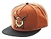 bioWorld Pokemon Eevee Brown Color Block Snapback Baseball Cap