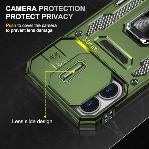 Coque iPhone 16 Plus avec protection caméra et anneau magnétique