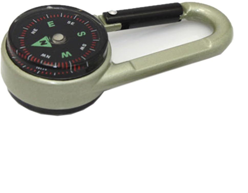 SnowmannaAssorted Colors 1PC Mini Compass Carabiner Clip 3 in 1
