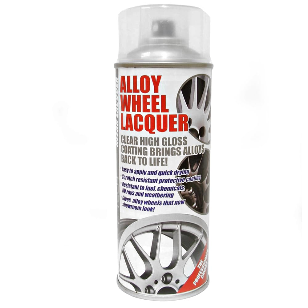 E-TECH Alloy Wheel Paint - 400ml Spray Can Size (CLEAR)