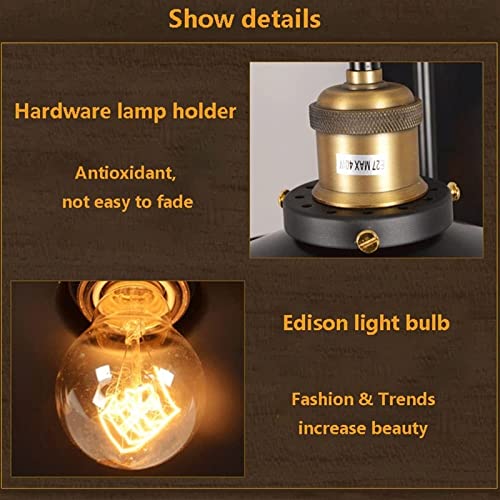 Appliques Lampada da parete retrò industriale