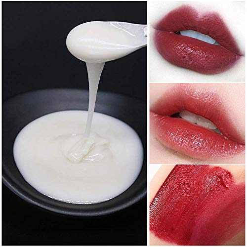 Ownest 200ml Matte Lip Gloss Base,Lip Gloss Base Oil Material Lip Makeup Primers, Non-Stick Lipstick Primer Lip Gloss Base for DIY Handmade Lip Balms Lip Gloss-200g
