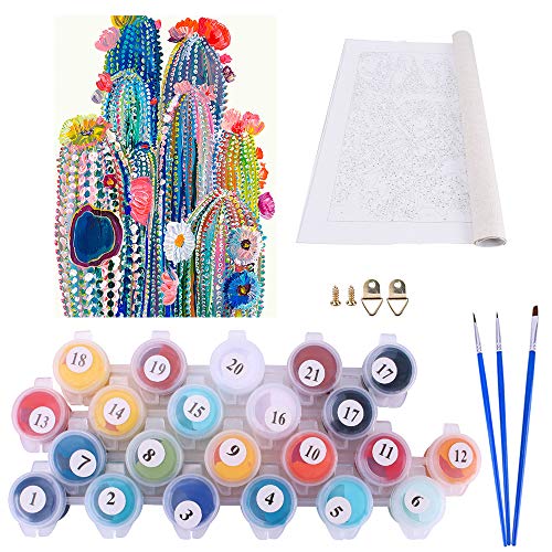 I-WILL DIY Dipinto ad Olio Dipingere con i Numeri