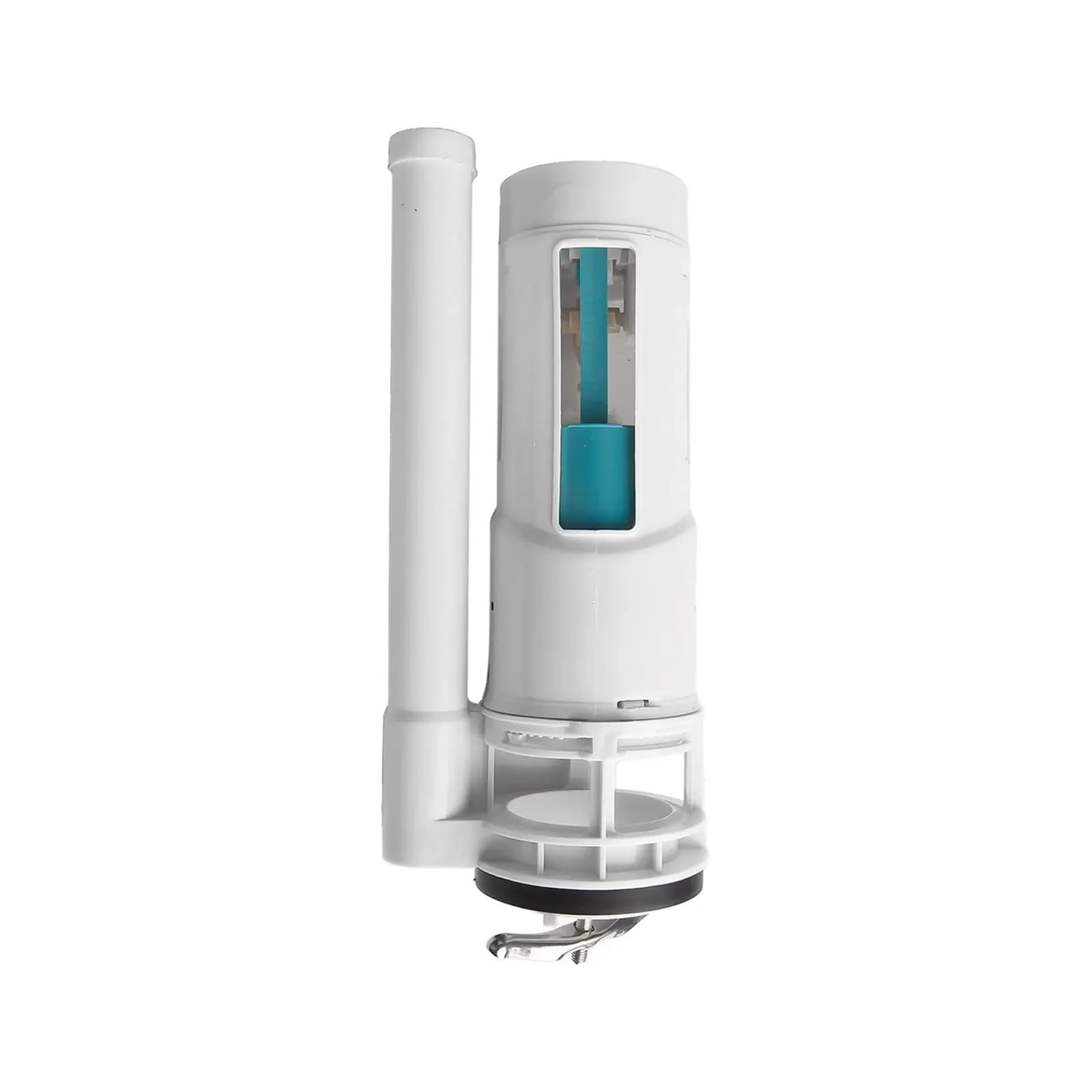 Fluxómetro manual para inodoro Cisterna De Inodoro Con Válvula Descarga Doble Pulsador, Altura Ajustable, Rosca Resistente