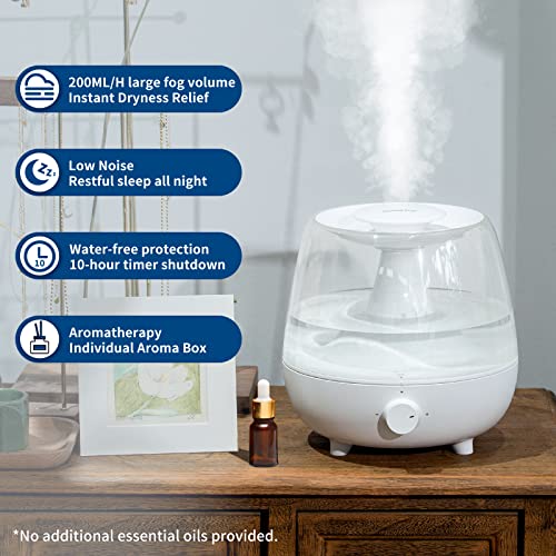 Compact and Versatile Humidifier & Diffuser for Large Rooms