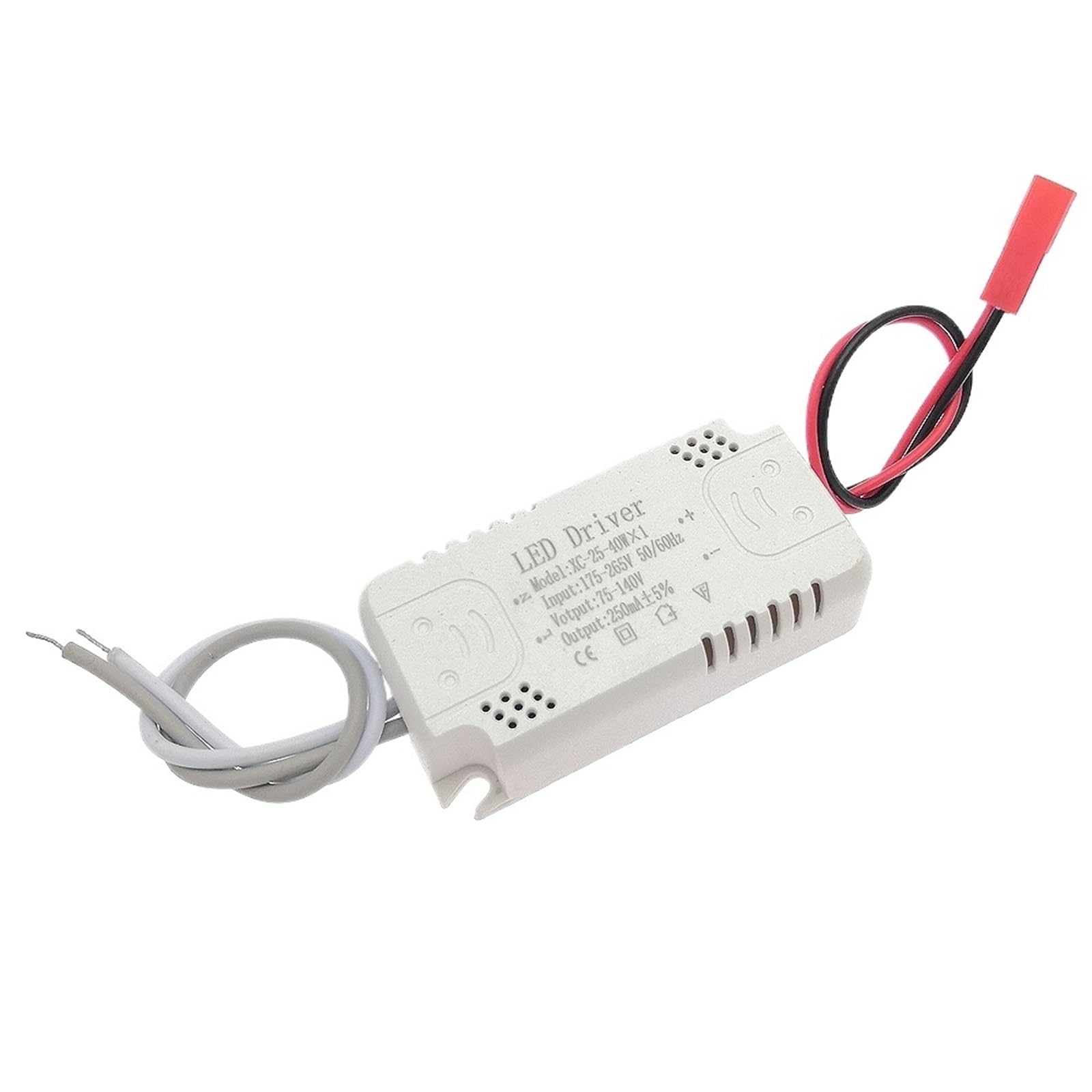 Sterownik zasilania LED 250 mA, 5-10 sztuk, 8-24 x 1 W 25-40 x 1 W 37-50 x 1 W 50-75 x 1 W 220 V, oświetlenie do elastycznej taśmy i żyrandoli (25-40 x 1 W, 10 sztuk)