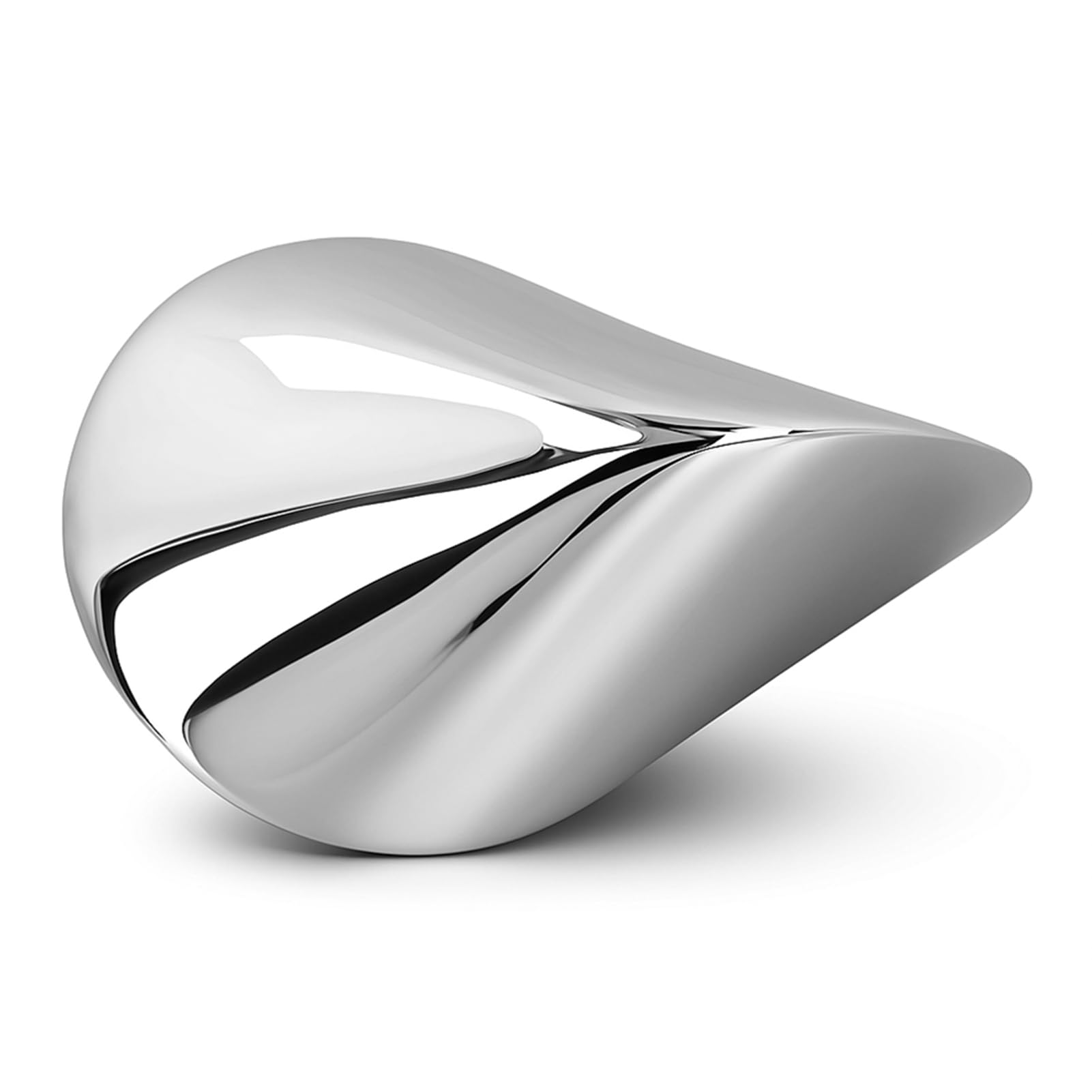 VBESTLIFE Stainless Steel Oloid Desktop Toy, Portable Reduce Pressure Smoothing Surface Hypnotic Rolling Motion Decompression Ball