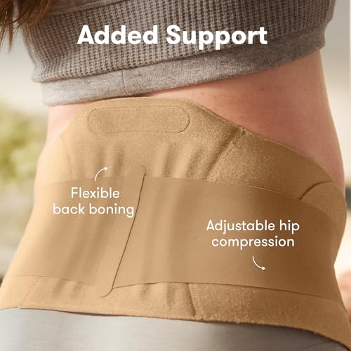Frida Mom Dual Support Pregnancy Belly Band, Maternity Belly Band, Clay - image 5