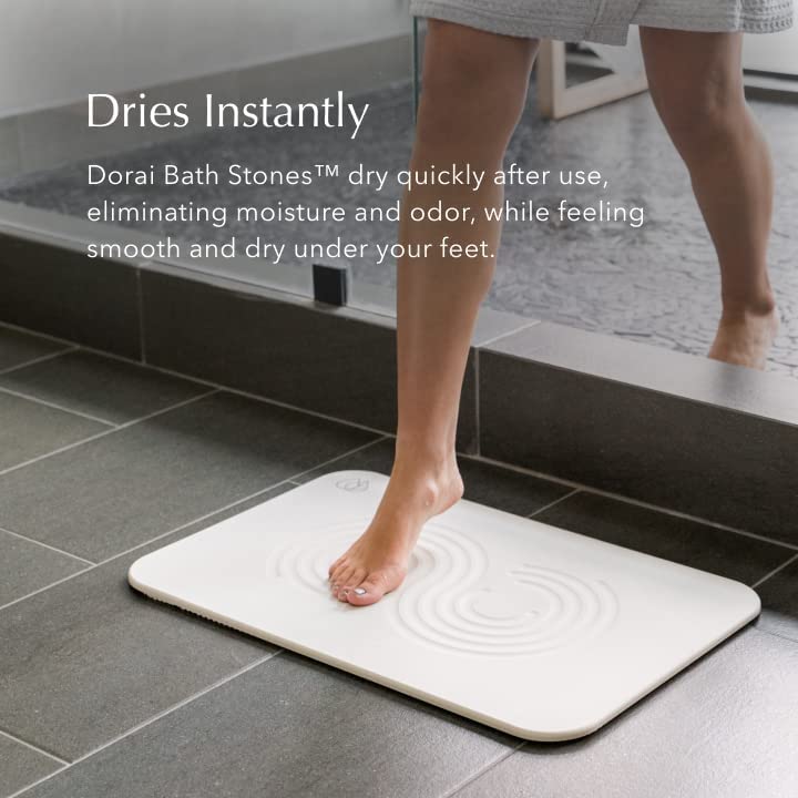 Dorai Home Bath Stone – Luxury Diatomite Stone Bath Mat – Instantly ...