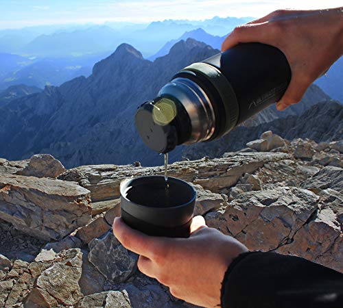 THERMOS Botella, Acero Inoxidable, Charcoal Black Mat, 0,7 Liter - Imagen 6