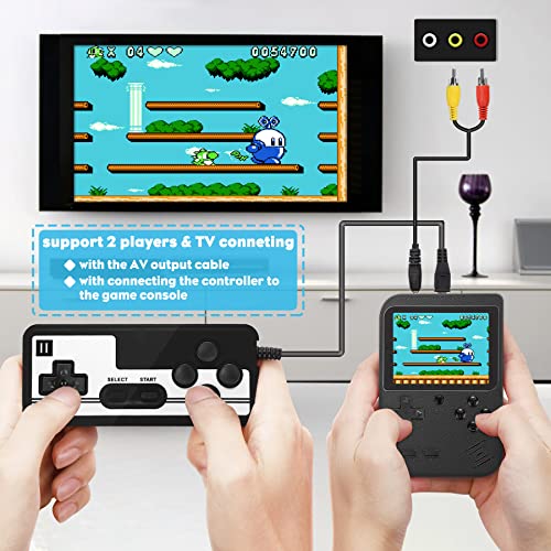 Fivejoy-Negro-o-Rojo-Consola-de-Juegos-Portatil-Consola-Retro-Juegos-Clasicos-Juegos-Electronicos-Portatiles-Soporte-TV-Juegos-Portatiles-y-Dos-Jugadores