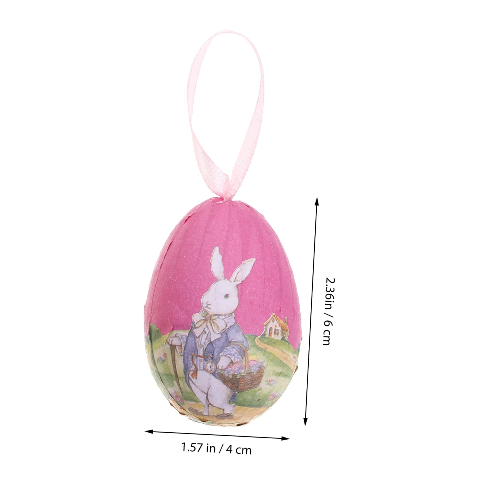 MAGICLULU 5 Sätze Hängende Osterverzierung Füllstoffe Doppelt Weihnachtliche Tischdeko Weidenkörbe Ostereier Easter Egg Decoration Ornament Dekorative Osterdeko Schaum 25 Stück * 5