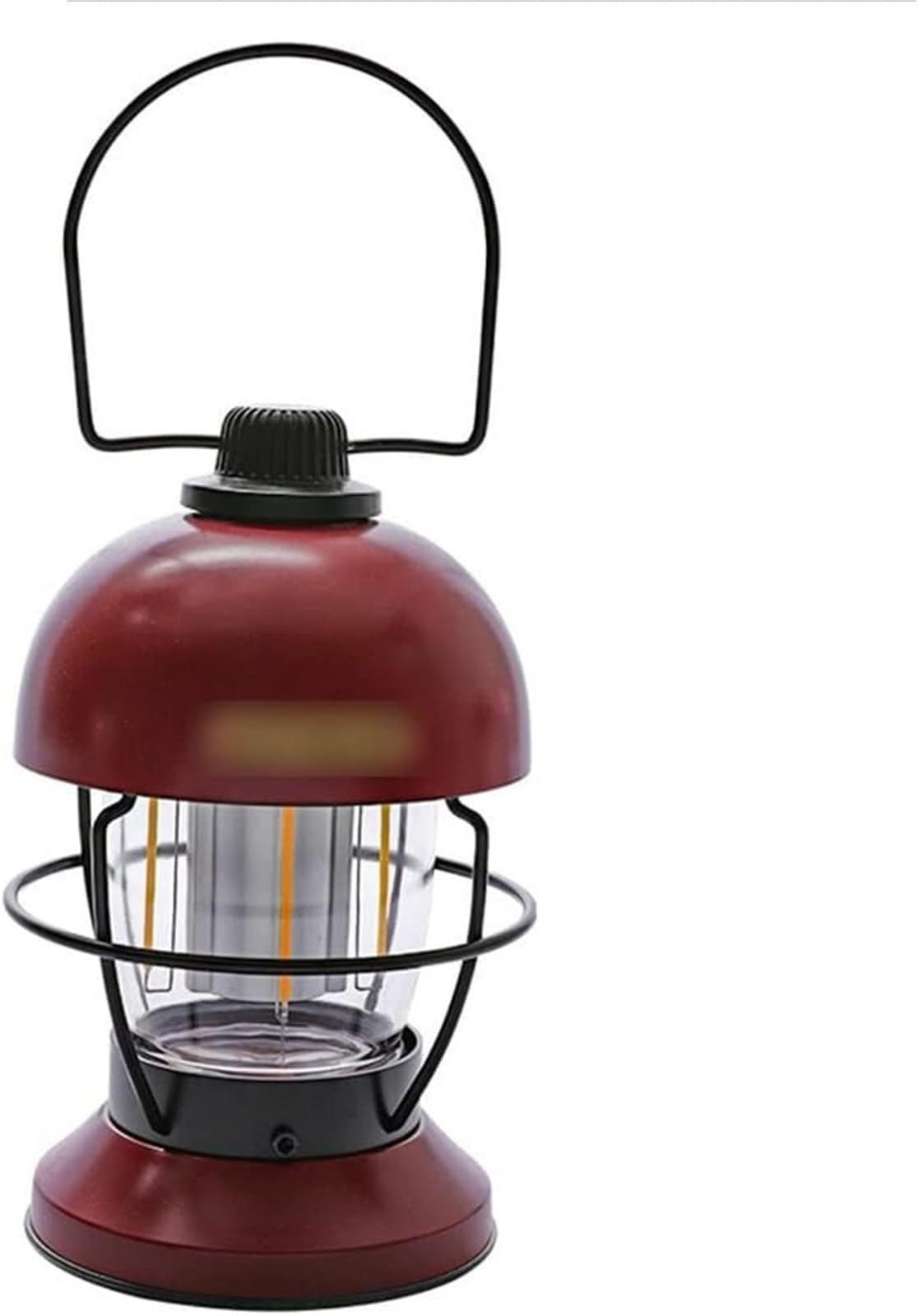 Tragbare Campinglaterne - Zeltlampe mit USB Ladekabel, Umgebungsbeleuchtung für Outdoor-Abenteuer, kompakte Bauform (Red)