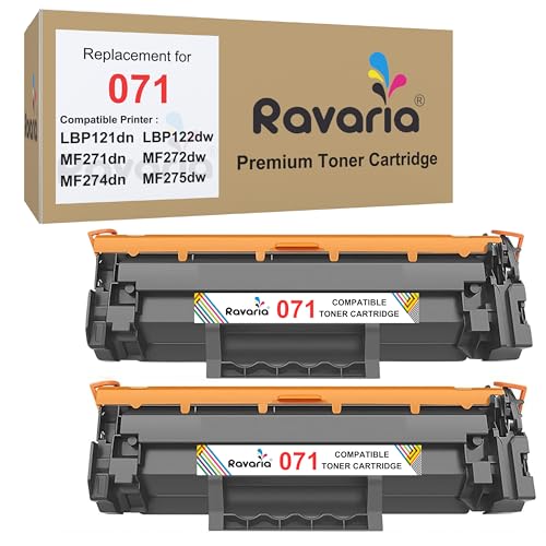 Image of CRG 071 Compatible Toner Cartridge for Canon LBP121dn LBP122dw MF271dn MF272dw MF274dn MF275dw Printer (CRG 071 Toner Pack of 2 (Standard Yield))