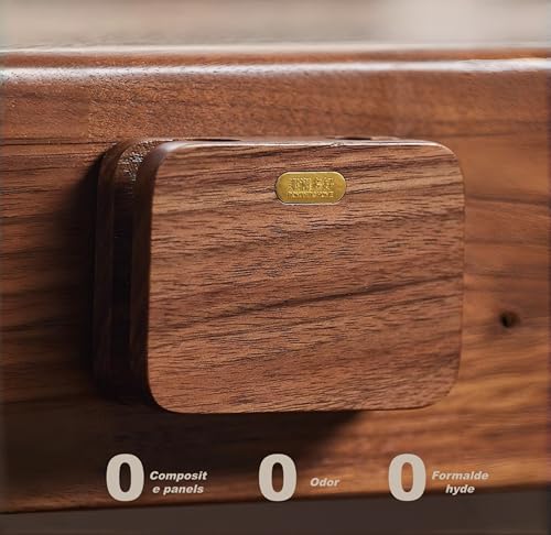 Sujeta cables adhesivo de madera maciza para cables gruesos - Gestión de cables para mesita de noche, cocina, PC, TV y oficina, organizador de cables USB miniatura 4