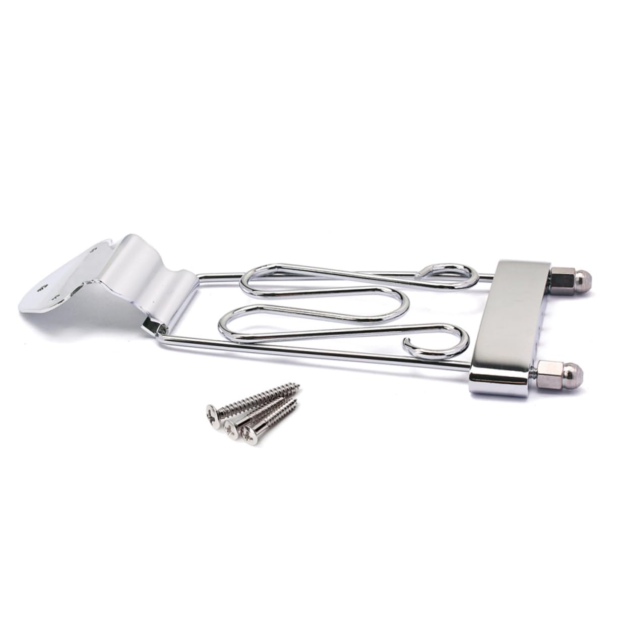 Levemolo 6-string Jazz Guitar Silver Pull-up Board Ga411 Archtop Guitar Tailpiece Mounting Screws