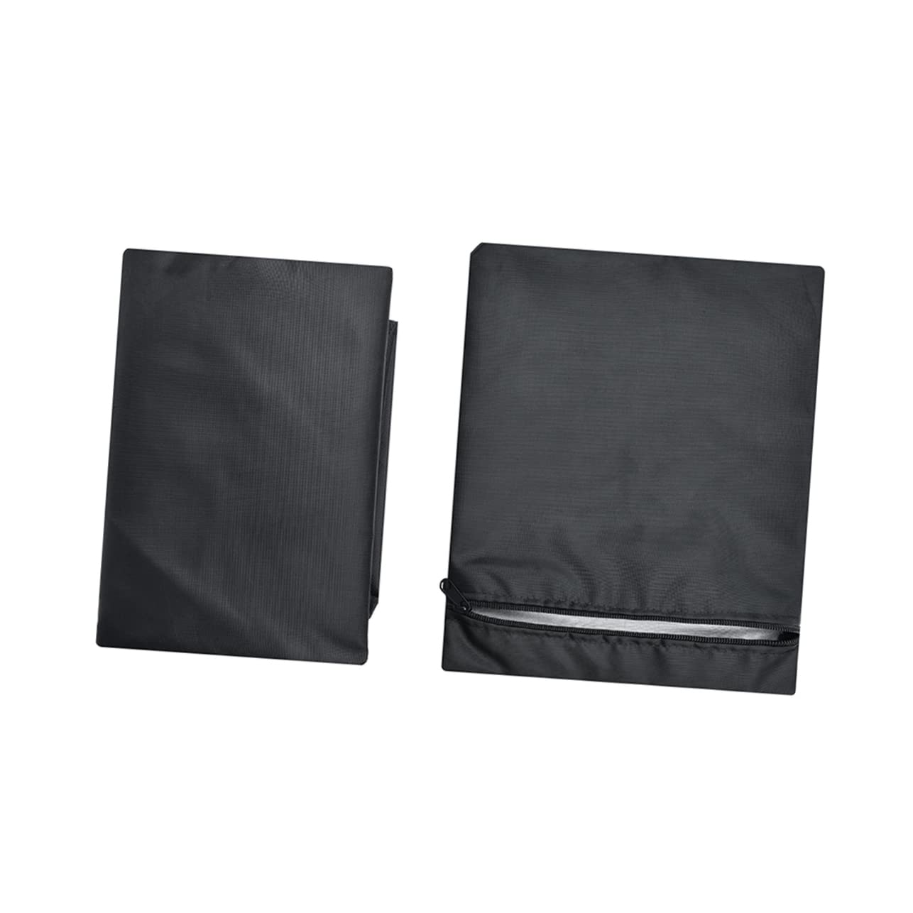Rasenmäherabdeckung aus Polyester Schwarz, UV Beständig, Größe L | Schnalle zur Fixierung, für Aufsitzrasenmäher, Wasserabweisend und Staubdicht