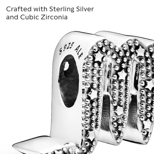 PANDORA Sparkling Scorpio Zodiac Charm - Gift for Her - Compatible with PANDORA Moments - With Gift Box - Sterling Silver with Cubic Zirconia3
