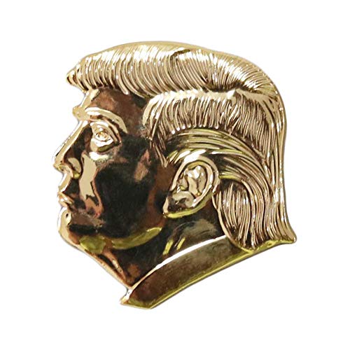 President Donald Trump Pin Gold Plated Lapel Pins 1.2 x 1.2 1 Pack