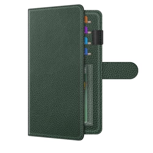 Image of FINTIE Checkbook Cover for Personal Checkbook, RFID Blocking Big Capacity Standard Register Duplicate Checks with Pen Holder, Cards Slots
