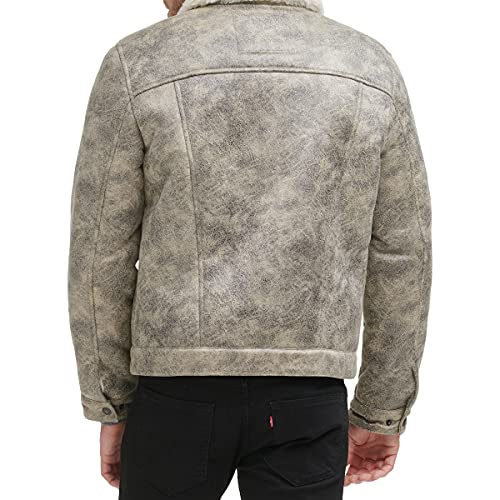 Image of Levi's Men's Faux Leather Classic Trucker Jacket
