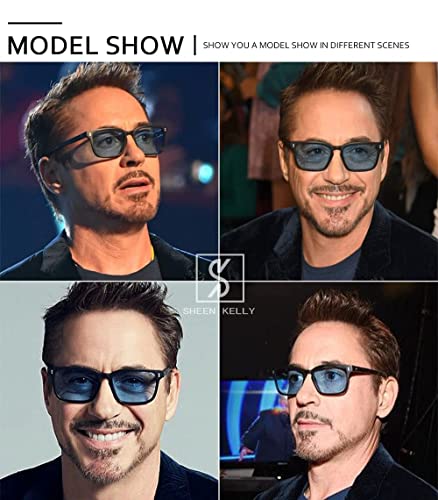 SHEEN KELLY Occhiali da sole Tony Stark Square For...