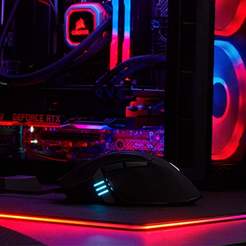 CORSAIR IRONCLAW RGB Wired FPS/MOBA Gaming Mouse – 18,000 DPI – 7 Programmable Buttons – Designed for Large Hands – iCUE Compatible – PC, Mac, PS5, PS4, Xbox – Black - Image 6
