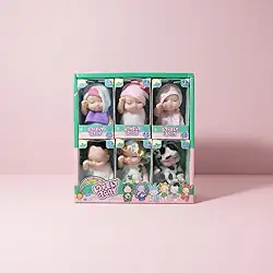 Lovely Baby Mini Boneca Bebê Reborn, Vinil Macio, Roupas Coloridas, Pintada à Mão, Brinquedo Realista para Coleção e Diversão