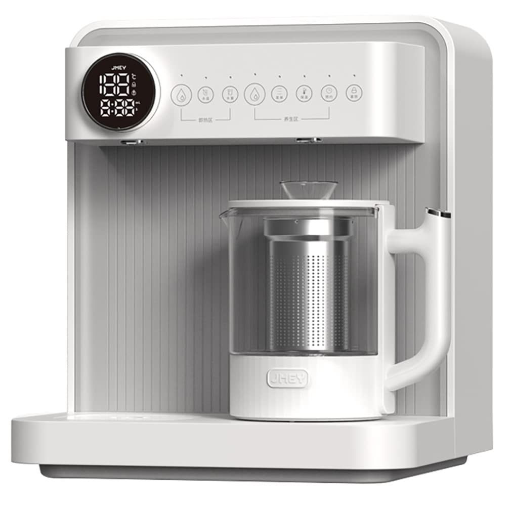 Distributeur d'eau chaude électrique instantané, distributeur d'eau portable 2000 W avec chaleur rapide en 2 secondes, réservoir d'eau de 2,5 L, réglage de la température à 5 vitesses, pour café, bu
