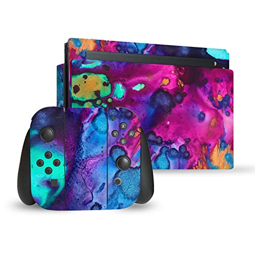 Autocollant Switch peau vinyle turquoise adhésif haute précision sans résidu