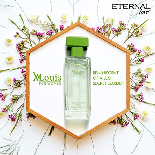 Image of Eternal Love Eau De Parfum X-Louis For Women 100ml & Refreshing Perfumed Body Spray X-Louis For Women 200ml | Combo Set of Perfume & Deodorant Spray