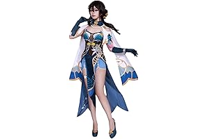 Honkai Star Rail Cosplay Costume, Ruan's Halloween Anime Outfit for Women