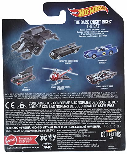 Hot Wheels The Dark Night Rise The Bat, 1:50 Scale die cast