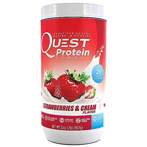 Quest Proteína Powder Suplemento Dietético Fresas/Crema 907 g