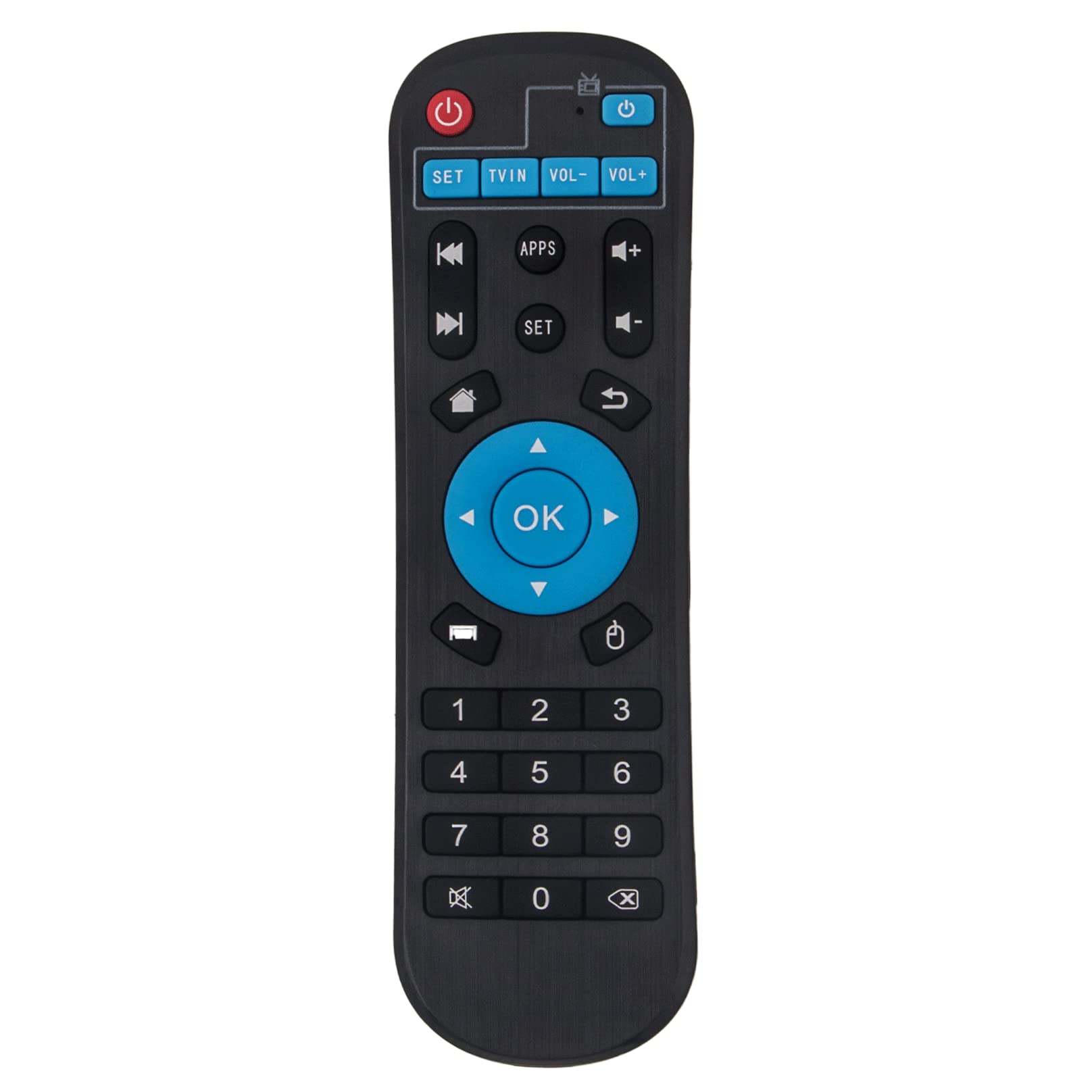 ALLIMITYX3308-030 Replaced Remote Control fit for Andriod Smart TV Box Controller T95Z Plus, MXQ-4K, M8S, M8N,T95K PRO, H96 Pro Android TV Box,T95V PRO, T95U PRO, MXQ PRO, T95, T95M, T95N, T95X, X96