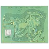 1950S Augusta Golf Map - Vintage Golf Course 11X14 Unframed Print, Augusta National Golf Course Map, Classic Golf Poster, Golf Office Decor, Golf Lover Gift, Sports History Map, Man Cave Décor