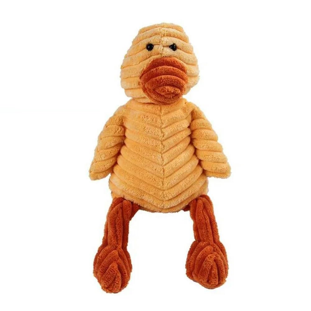 Giocattoli per Cani. Giocattoli for Cani, Peluche, a Forma di Animali, Resistenti al morso, con squittio, in Velluto a Coste, for l'addestramento di Animali Domestici, 2 Pezzi C(C)