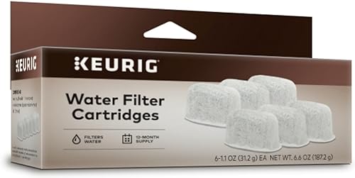 Cartuchos de filtro de agua Keurig, paquete de seis, N/A