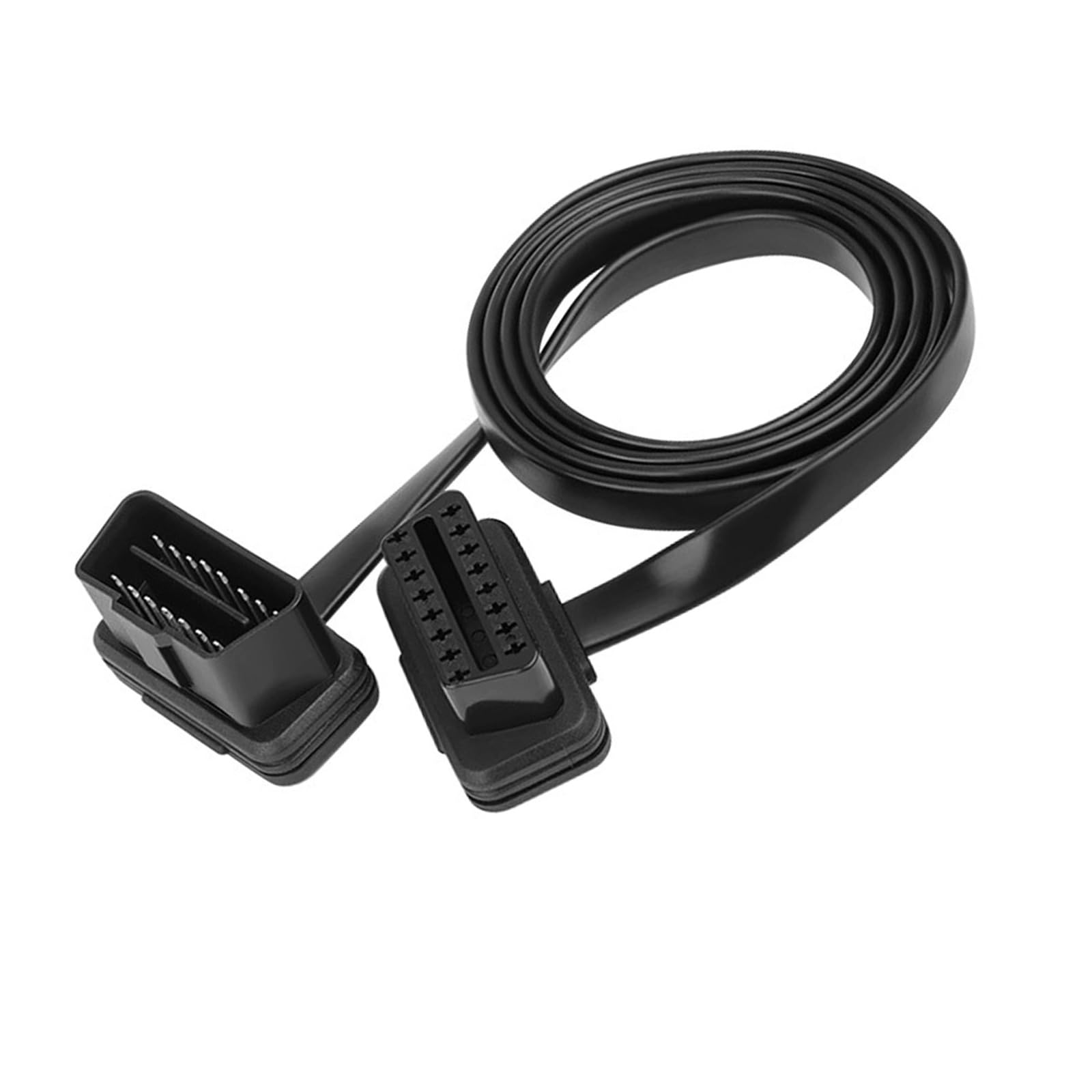 16Pin Male to Female Extension Cable ABS Extension Cable Wire for Enhances Vehicle Diagnostics and Easy Access Car Diagnostic Tool