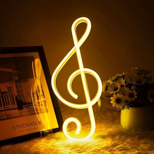 AOOTE Music Note Neon Signs, Música USB Neón Iluminación, Neon Lights para la Decoración de la Pared, LED Neón Signos, Batería o Luces de Neón Operadas por USB, para Bar Estudio de Música, Luz Cálida | Ya disponible en tu tienda friki favorita! En mundofriki.es! AOOTE Music Note Neon Signs, Música USB Neón Iluminación, Neon Lights para la Decoración de la Pared, LED Neón Signos, Batería o Luces de Neón Operadas por USB, para Bar Estudio de Música, Luz Cálida | Ya disponible en tu tienda friki favorita! En mundofriki.es!