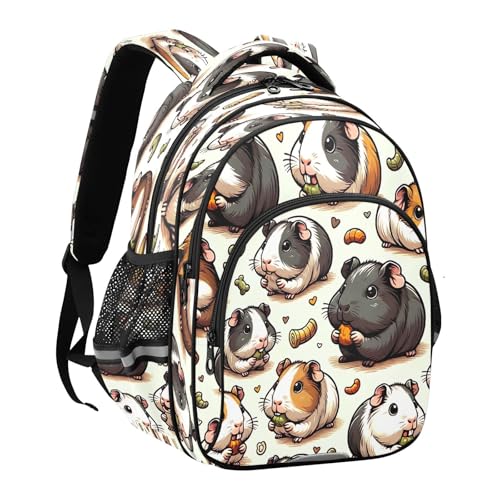 17 Inch Backpack for Kids, Backpack for Elementary School, Cute Guinea Pig2